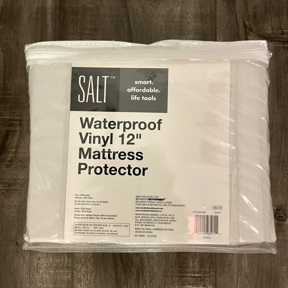 SALT™ Vinyl Waterproof Twin XL Mattress Cover